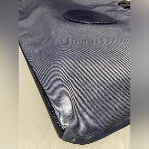 Authentic Vintage Hunting World Leather & Denim Tote/Handbag - Picture 13 of 15